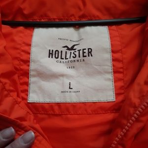 Orange Hollister vest